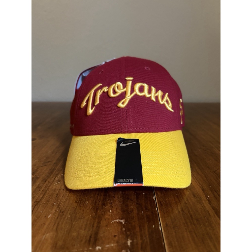USC Trojans Nike Hat NEW Legacy91 Dri-Fit Flex Fit Cap University Southern Cal